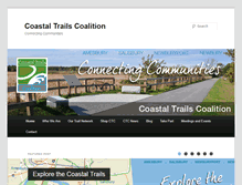 Tablet Screenshot of coastaltrails.org